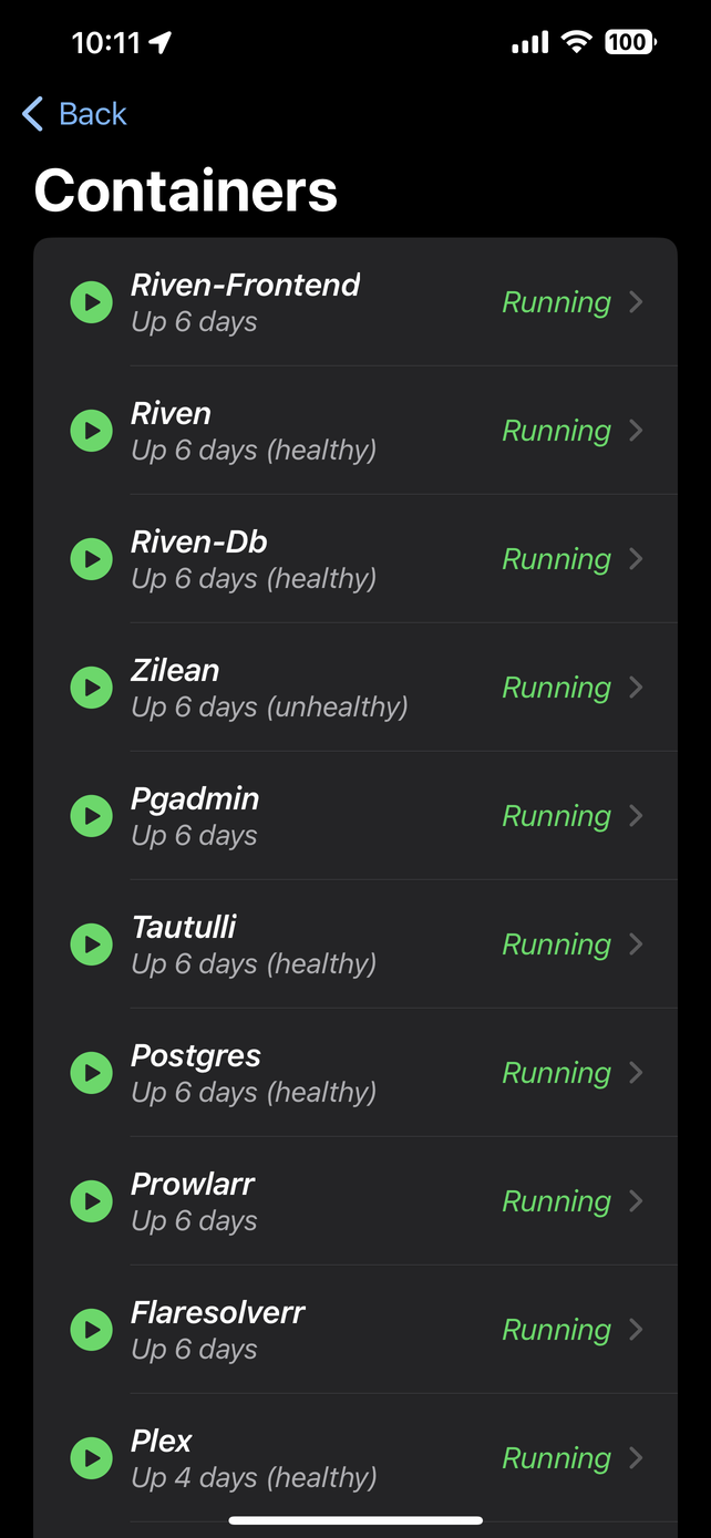 HealthCheckerr Docker container monitor screenshot